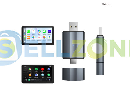 Ασύρματος προσαρμογέας CarPlay και Android Auto με USB 3.1 Type-C και USB 2.0 - N400